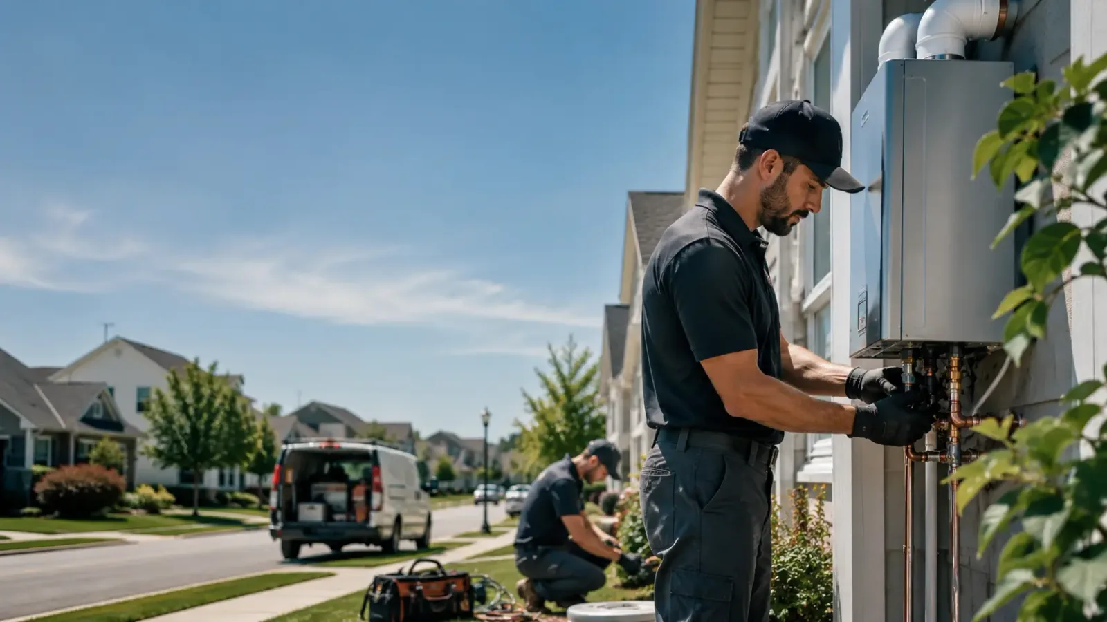 Tankless Water Heater Installation in Dell, AR